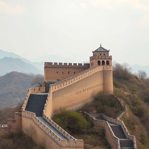 Die Chinesische Mauer, symbolisiert die solide Grundlage f&uuml;r fortgeschrittene Sprachkenntnisse